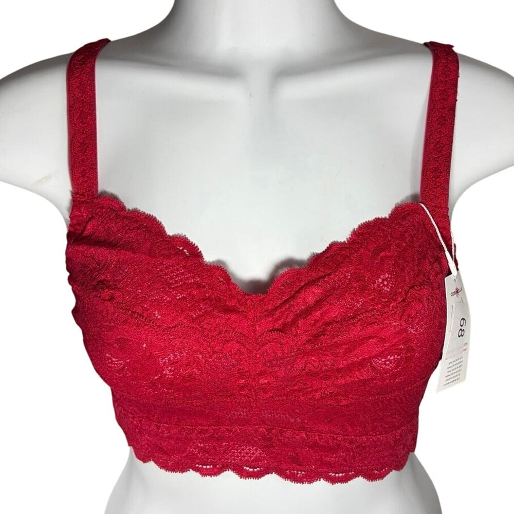 Cosabella Curvy Small Sweetie Soft Bra Mystic Red Never Say Never